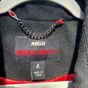 Miss Sixty Black Jacket with Red Details